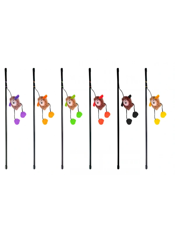 Karlıe Kedi Oltası Sesli Kirpi 50cm Karışık Renkli