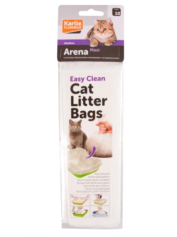 Karlıe Kedi Tuvaleti Poşeti Maxi 10lu