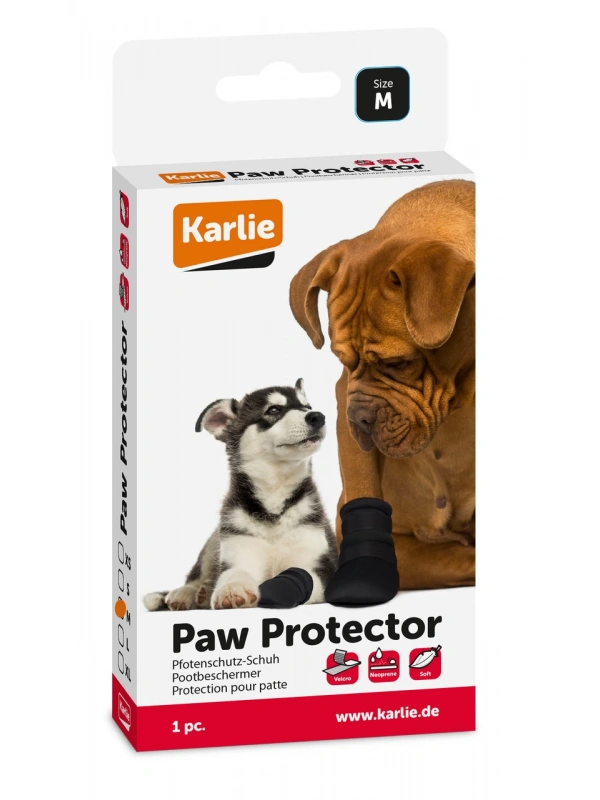 Karlıe Köpek Pati Koruyucu Siyah (m)