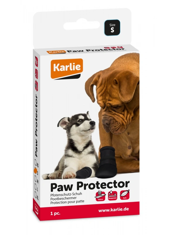 Karlıe Köpek Pati Koruyucu Siyah (s)