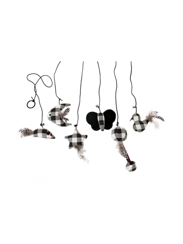 Karlıe Tüylü Ve İpli Peluş Oyuncak 11 Cm