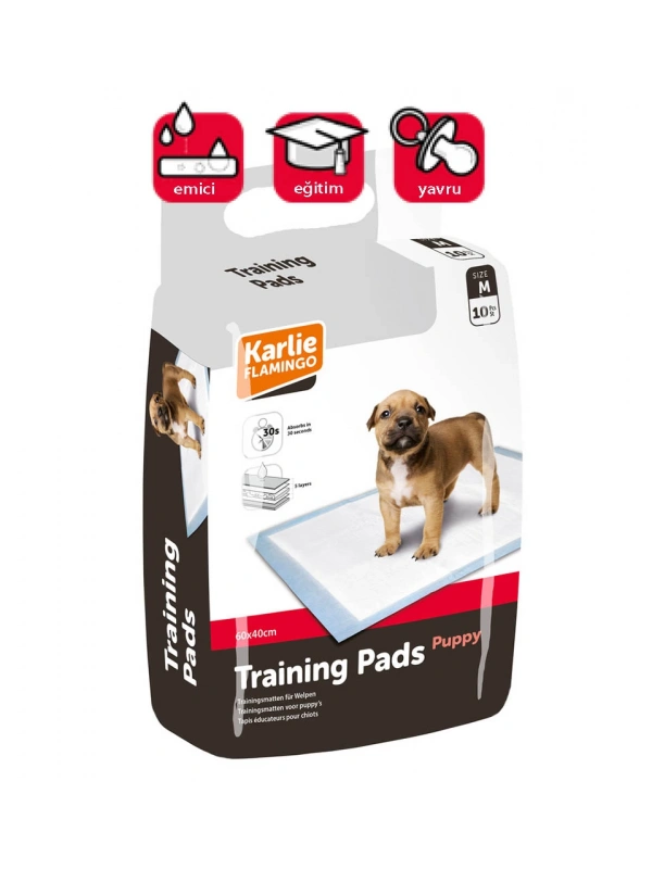 Karlıe Yavru Köpek Çiş Pedi M 60x40 Cm 10lu