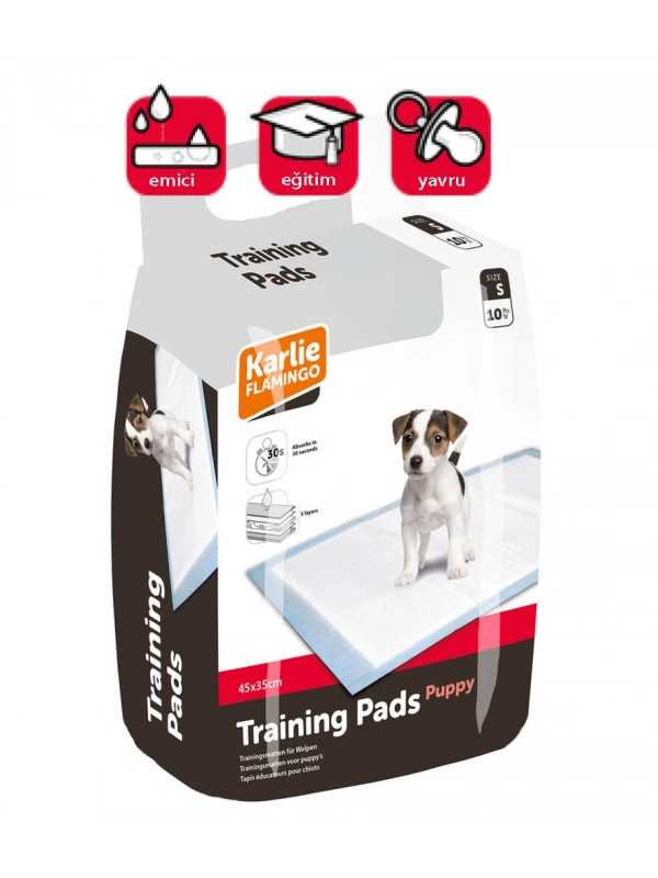 Karlıe Yavru Köpek Çiş Pedi S 45x35 Cm 10lu