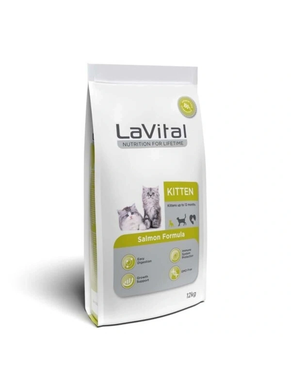 LaVital Kitten Somonlu 12 kg Yavru Kedi Maması