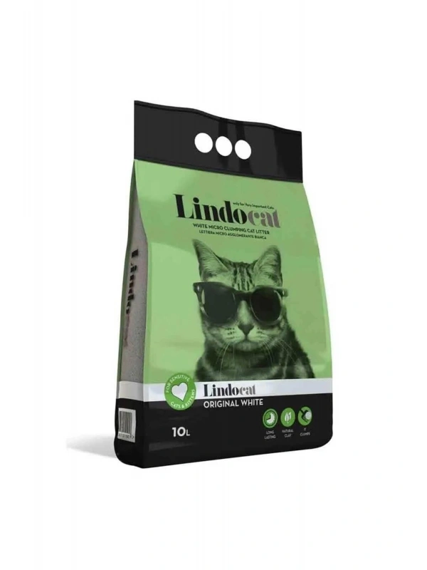 Lindocat 10 Lt Bentonite Kedi Kumu ( Kokusuz ) Ince Taneli Topaklaşan