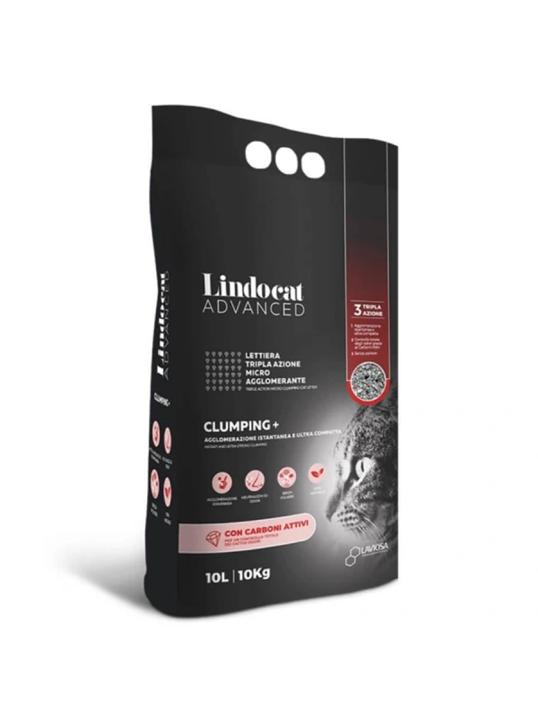 Lindocat Advanced Aktif Karbonlu Ekstra Topaklanan Kedi Kumu 10 Kg