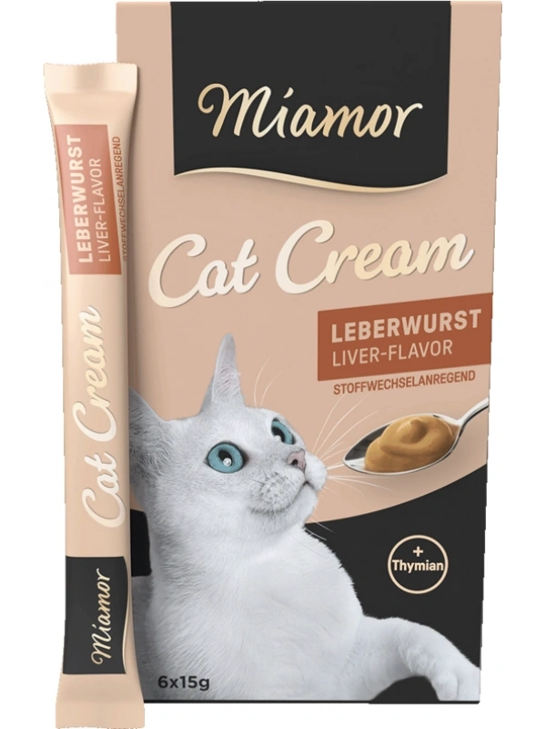 Mıamor Cream Ciğerli Kedi Ödülü 6x15 G