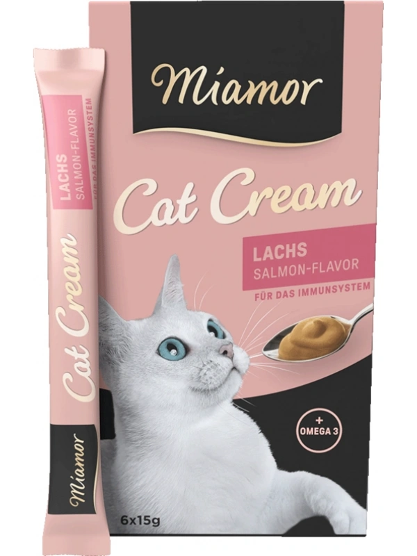Mıamor Cream Somonlu Kedi Ödülü 6x15 G