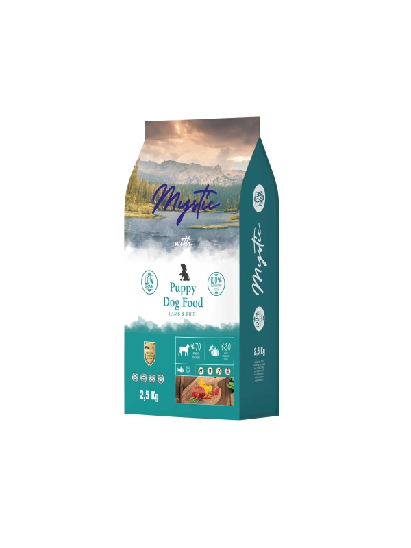 Mystic Az Tahıllı Yavru Köpek Maması Kuzulu 2,5 Kg