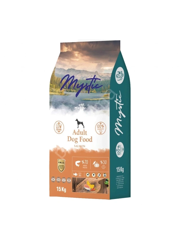 Mystic Az Tahıllı Yetişkin Köpek Maması Somon 15kg