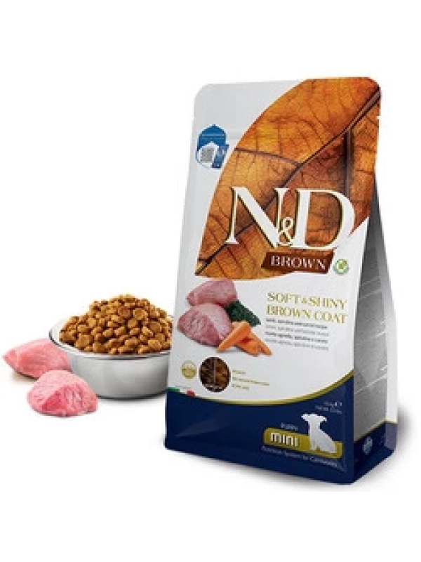 N&D Brown Kuzulu Spirulinalı Mini Yavru Köpek Maması 1,5 kg