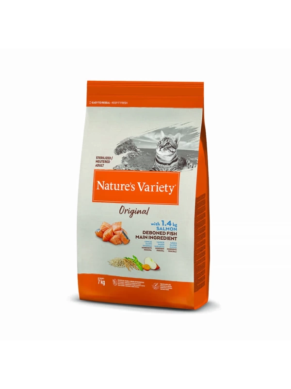 Natures Variety Cat Sterılızed Salmon 7kg