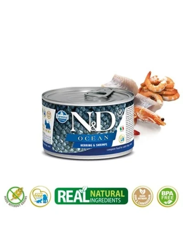 Nd Ocean Tahılsız Ringakarides 140Gr Mini Yaş Köpek Konservesi