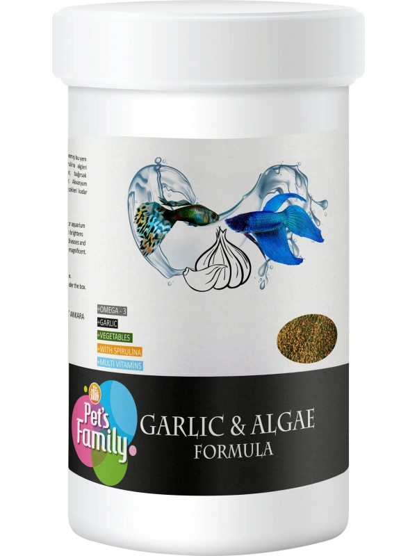 Pets Family Garlıc Algae Formula 250ml/110g