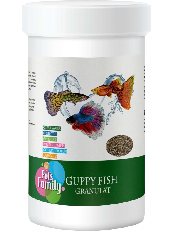 Pets Family Guppy Fısh Granulat 250ml/110g