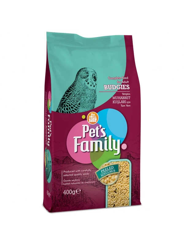 Pets Famıly Muhabbet Yemi Soyulmuş 400g
