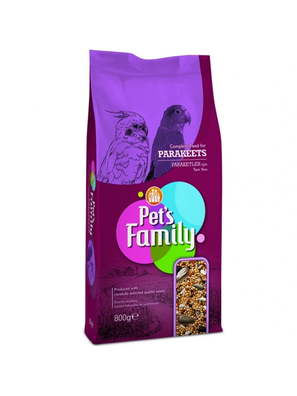 Pets Famıly Paraket Yemi 800g