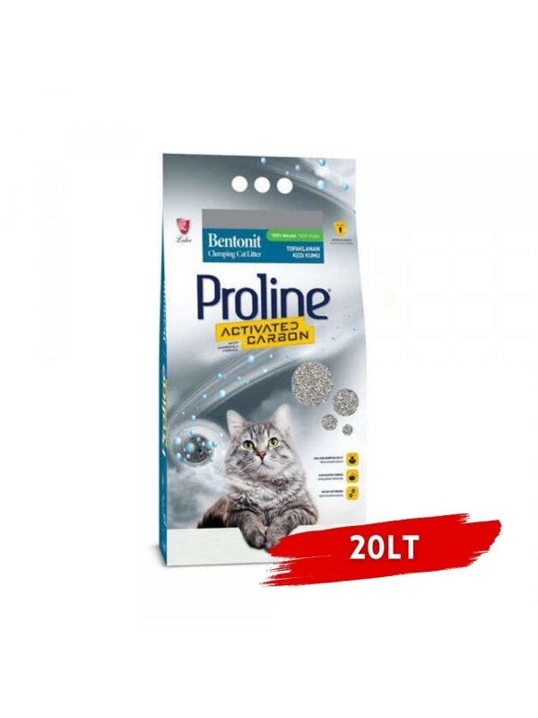 Proline Aktif Karbonlu 20 lt Bentonit Kedi Kumu
