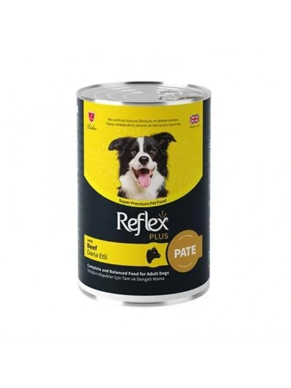 Reflex Pate İçinde Et Parçacıklı Dana Etli Yetişkin Köpek Maması 395 G