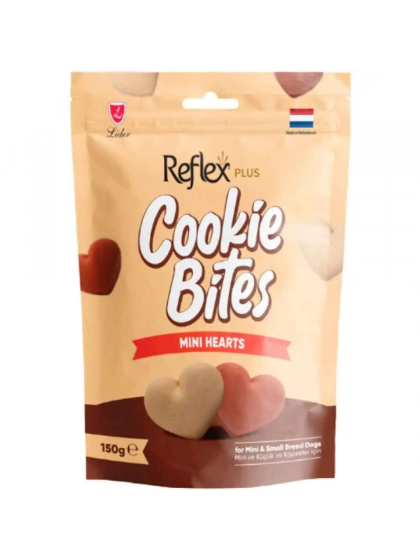 Reflex Plus Cookie Bites Mini Hearts Küçük Irk Köpek Ödül Maması 150G