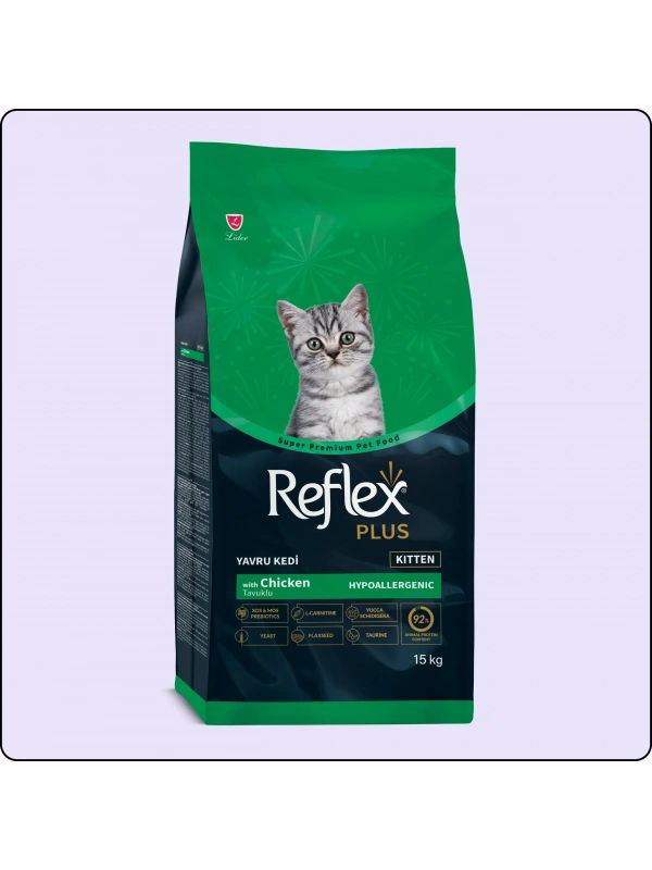 Reflex Plus Kitten Tavuklu 15 Kg Yavru Kuru Kedi Maması
