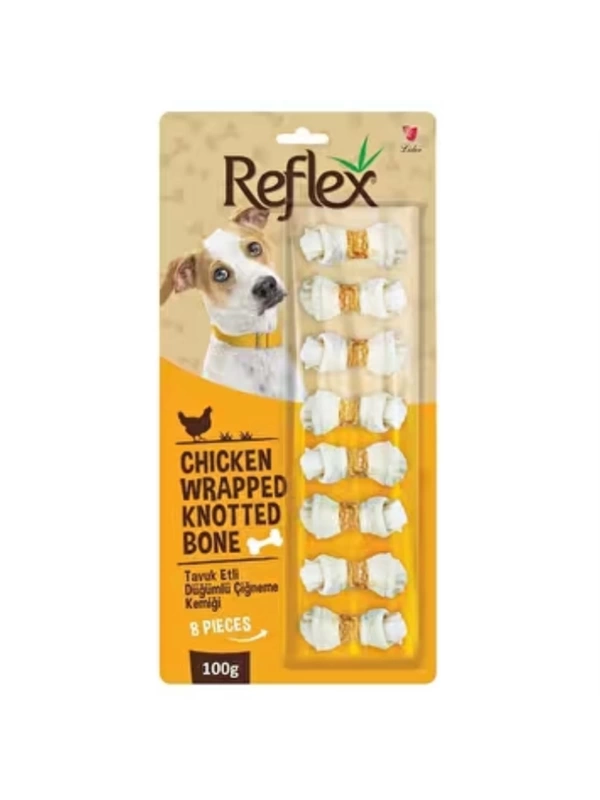 REFLEX TAVUK ETLİ DÜĞÜMLÜ KEMİK 8Lİ
