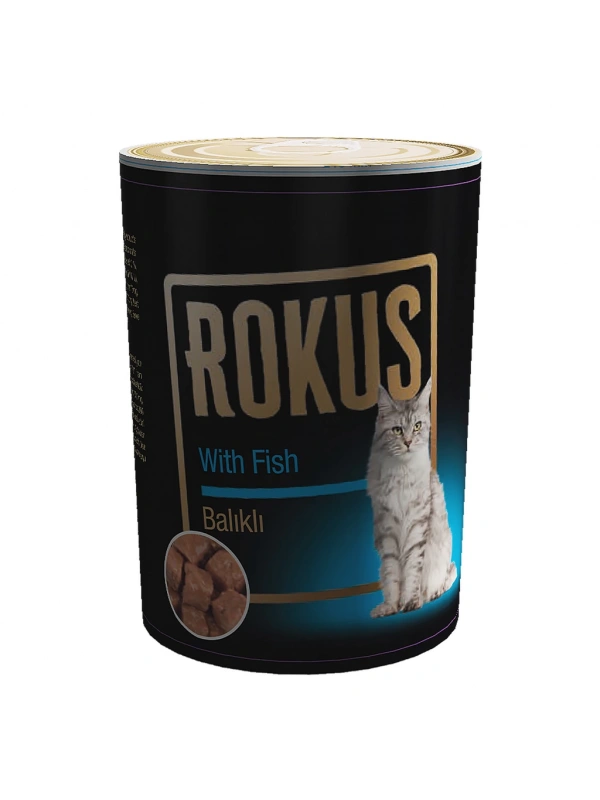 Rokus Balıklı Kedi Konservesi 410g Rok240410fhaca1