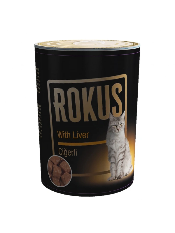 Rokus Ciğerli Kedi Konservesi 410g Rok240410lracl1
