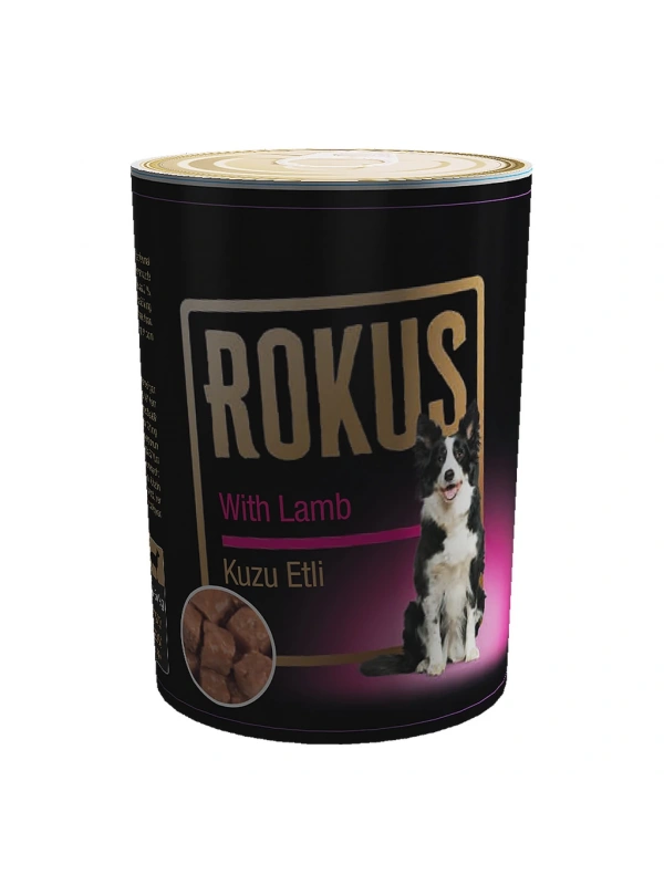 Rokus Kuzu Etli Köpek Konservesi 410g Rok240410lbadl1