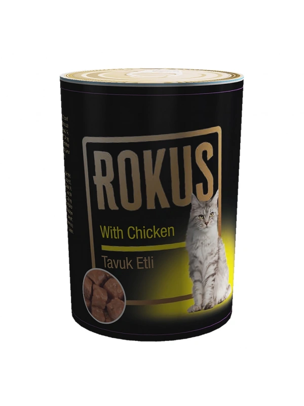 Rokus Tavuklu Kedi Konservesi 410g Rok240410cnaca1