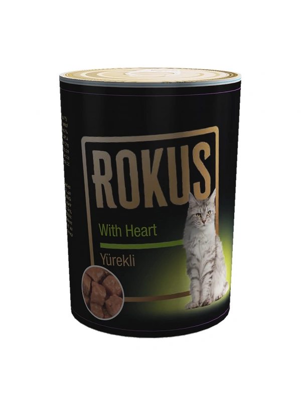 Rokus Yürekli Kedi Konservesi 410g Rok240410htacl1