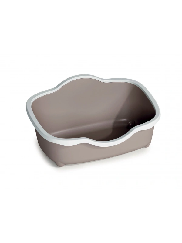 Stefanplast Tres Chıc Beyaz/pembe Açık Kedi Tuvaleti 56x38,5x26cm