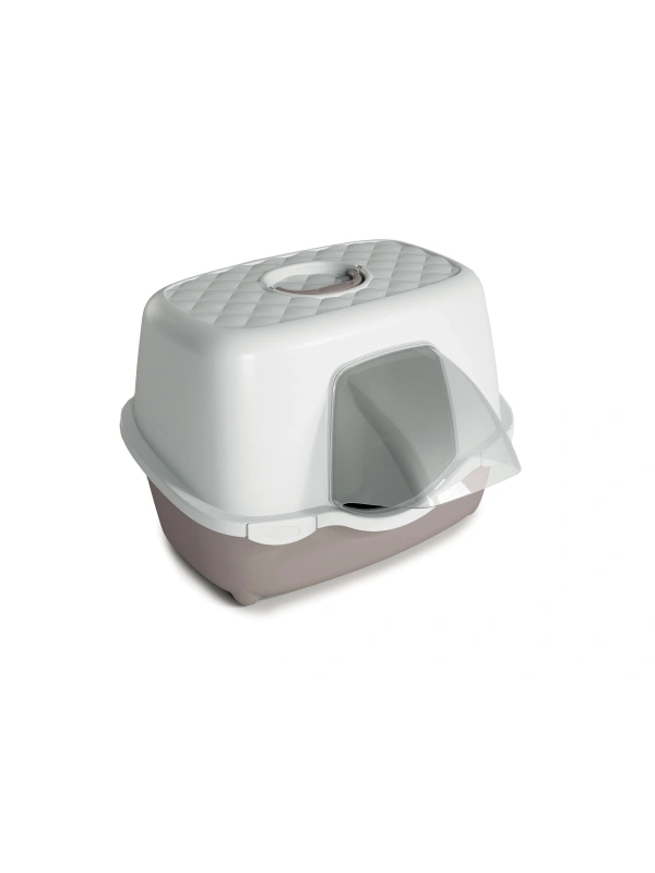 Stefanplast Tres Chıc Beyaz/pembe Kedi Tuvaleti 56x54,5x39cm