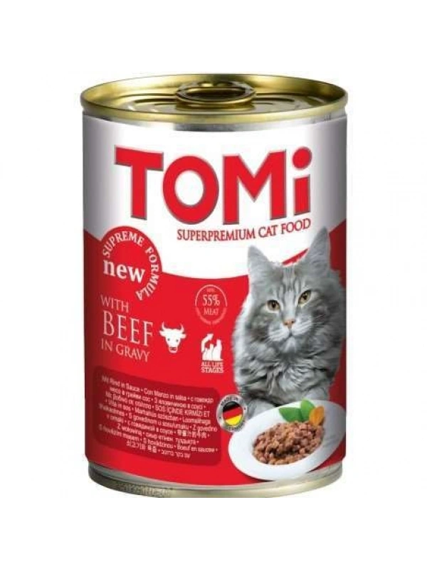 Tomi Kedi Dana Etli Yaş Mama 400G