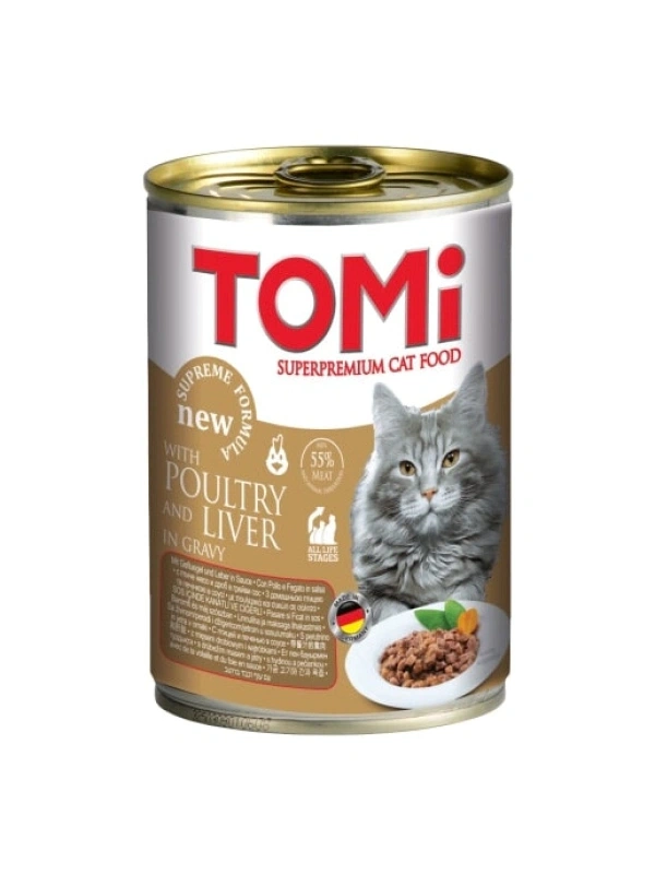 Tomi Kedi Kümes Hayvanlı Yaş Mama 400G