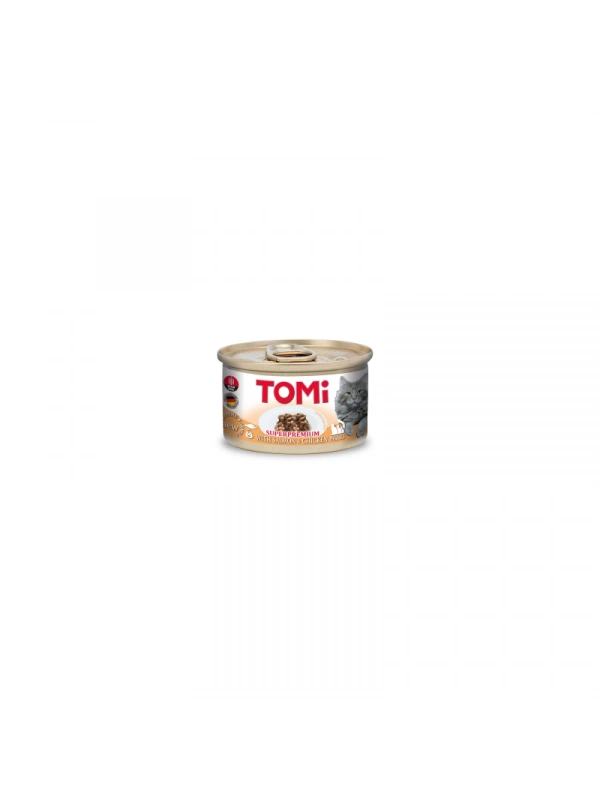 Tomi Kedi Somonlu Tavuklu Yaş Mama 85G