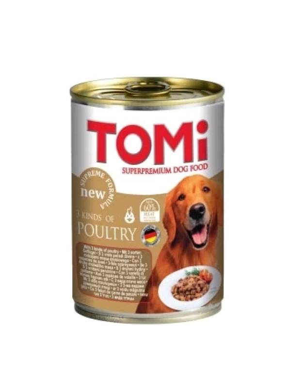 Tomi Köpek Kümes Hayvanlı Yaş Mama 400g