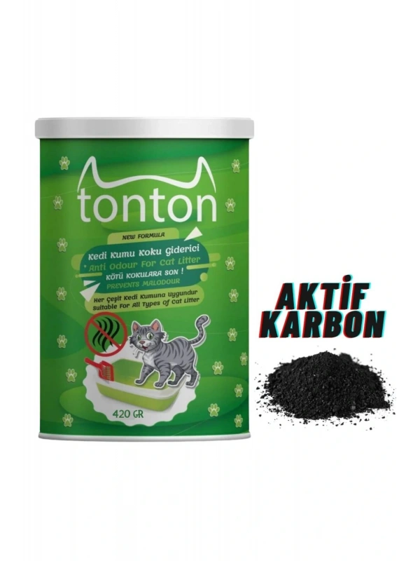 Tonton Kedi Kumu Koku Giderici Aktif Karbon 420 gr