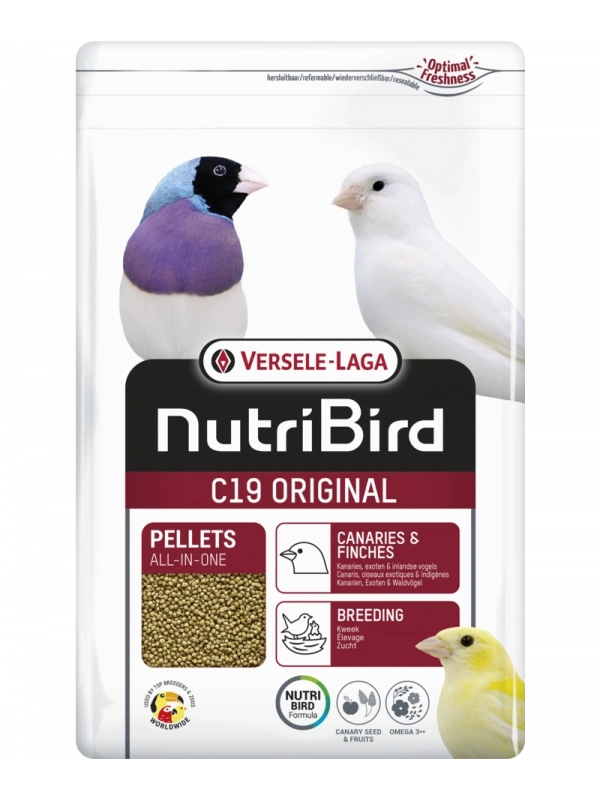 Versele Laga Nutrıbırd C19 Orıgınal Kanarya Fınch Pelet Yem 3kg