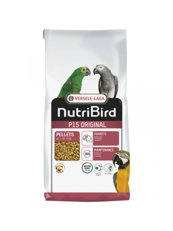 Versele Laga Nutrıbırd P15 Orıgınal Papağan Pelet Yem 10kg