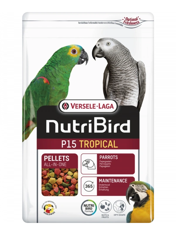 Versele Laga Nutrıbırd P15 Tropıcal Papağan Pelet Yem 10kg