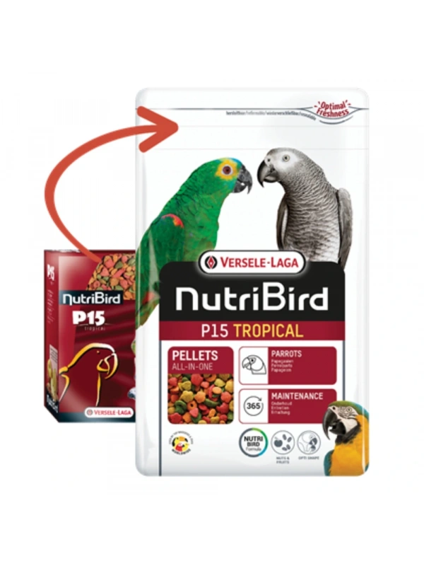 Versele Laga Nutrıbırd P15 Tropıcalpapağan Pelet Yem 1kg