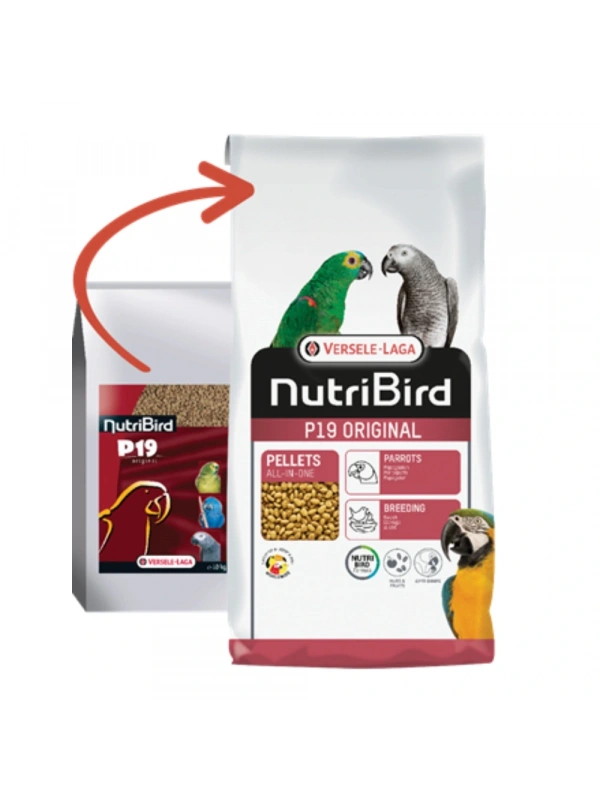Versele Laga Nutrıbırd P19 Orıgınal Papağan Pelet Yem 10kg