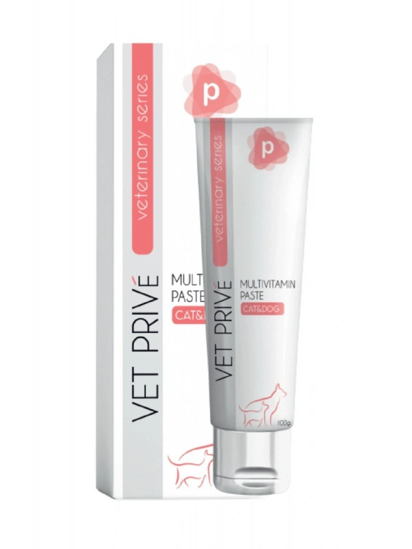 Vet Prive Multivitamin Paste / Kedi Ve Köpekler Için Multivitamin Desteği Pasta