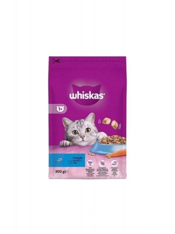 Whiskas Ton Balıklı ve Sebzeli Yetişkin Kedi Maması 300 Gr