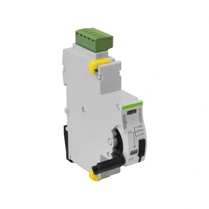 Sigma 4P*32 300mA 6kA Trifaze Kaçak Akım Rölesi + SCRC03 Otomatik Yeniden Kapama