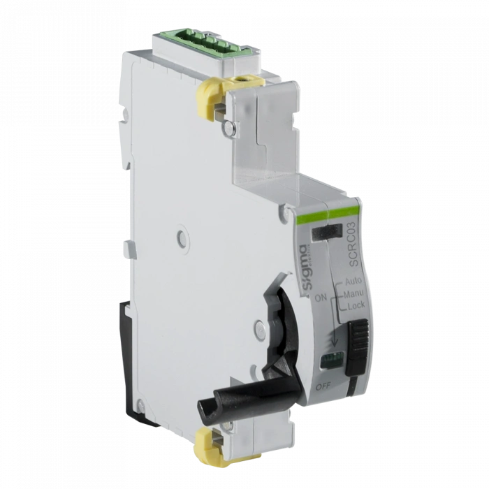 Sigma 4P*80 300mA 6kA Trifaze Kaçak Akım Rölesi + SCRC03 Otomatik Yeniden Kapama Ünitesi