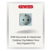 GEWISS IP 65 SIVA ÜSTÜ PRİZ