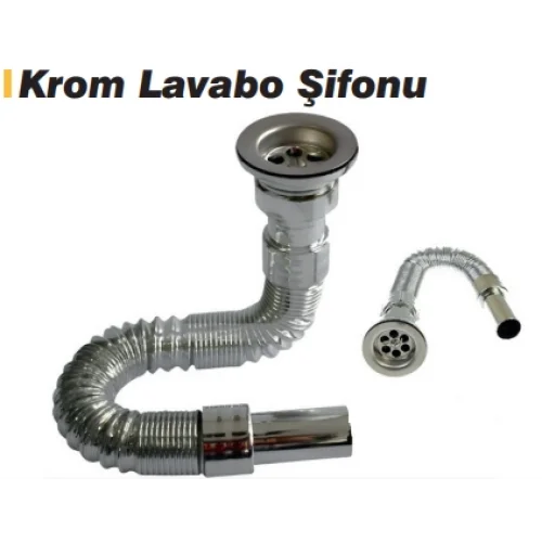 Real Özs Krom Lavabo Şifonu OZS-8348