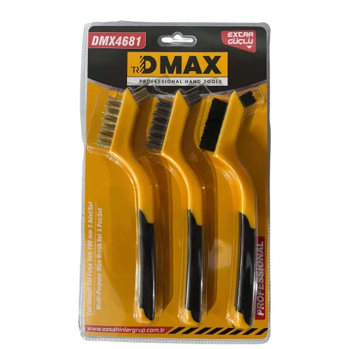 Dmax Çok Amaçlı Tel Fırça Seti 3 Parça 8 Inch DMX4681*12X